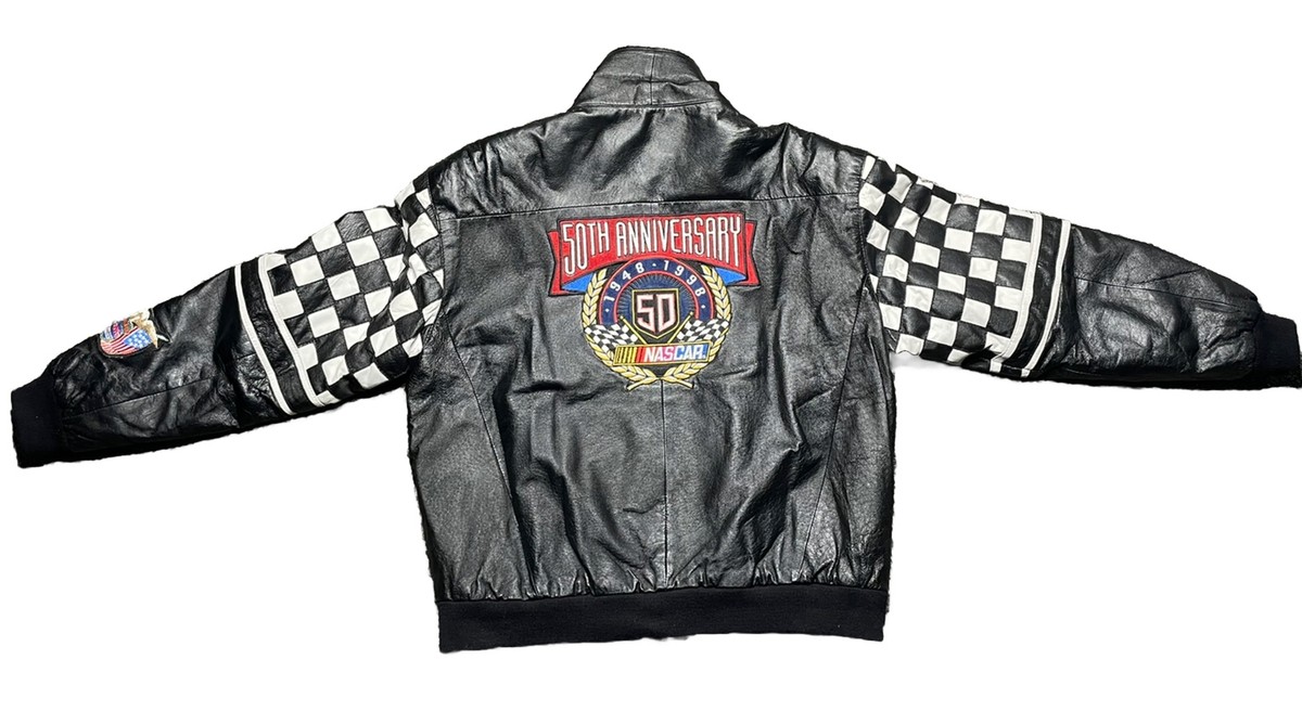 Vintage 1998 Jeff Hamilton NASCAR 50th Anniversary Jacket Vintage 1998 Jeff Hamilton NASCAR 50th Anniversary Jacket