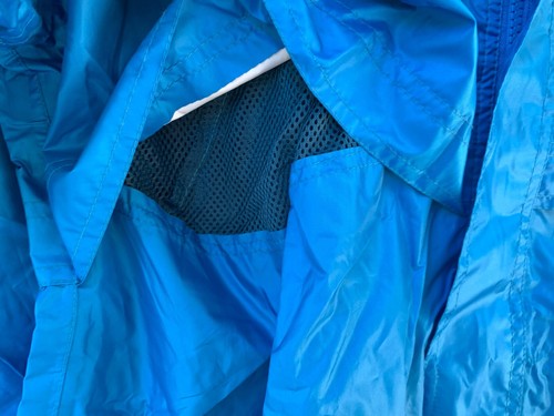 RAINBIRD Size XL Unisex STOWaway Raincoat Jacket Blue Zippered Front Hood - Picture 8 of 20