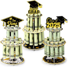 3 Pcs Graduation Money Holder Congrats Grad Gift Cash Holder Class of 2026 Doubl