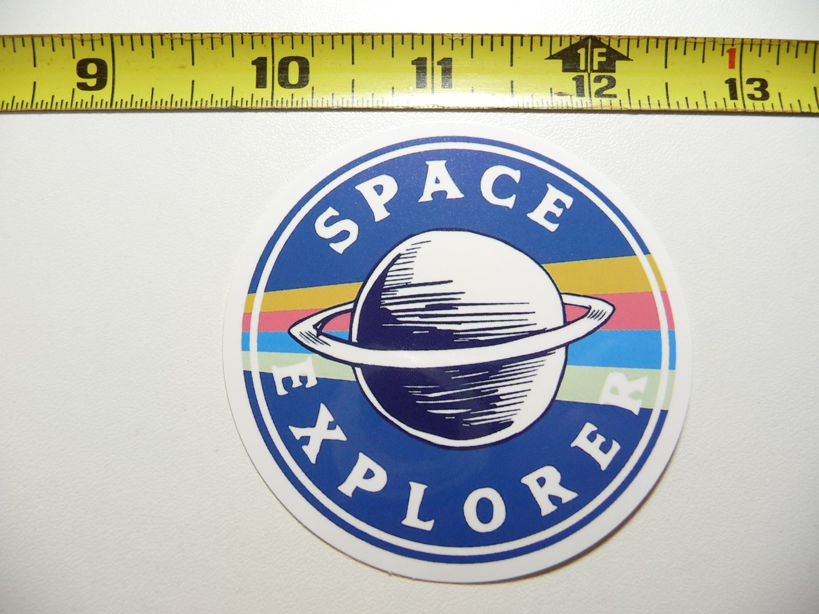 Astronaut Saturn Explorer Galaxy Decal Sticker for Space Lovers