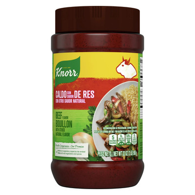 Knorr Shelf-Stable Granulated Beef Bouillon Seasoning, 2.0 lb Jar