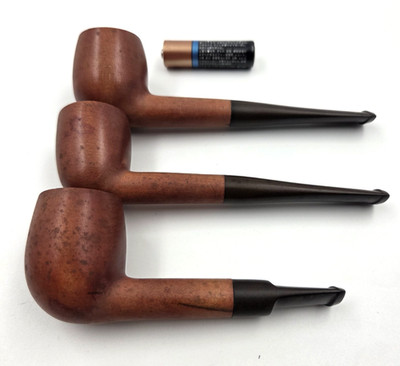 3 New Unused Vintage Cornell Tobacco Smokling Pipes 