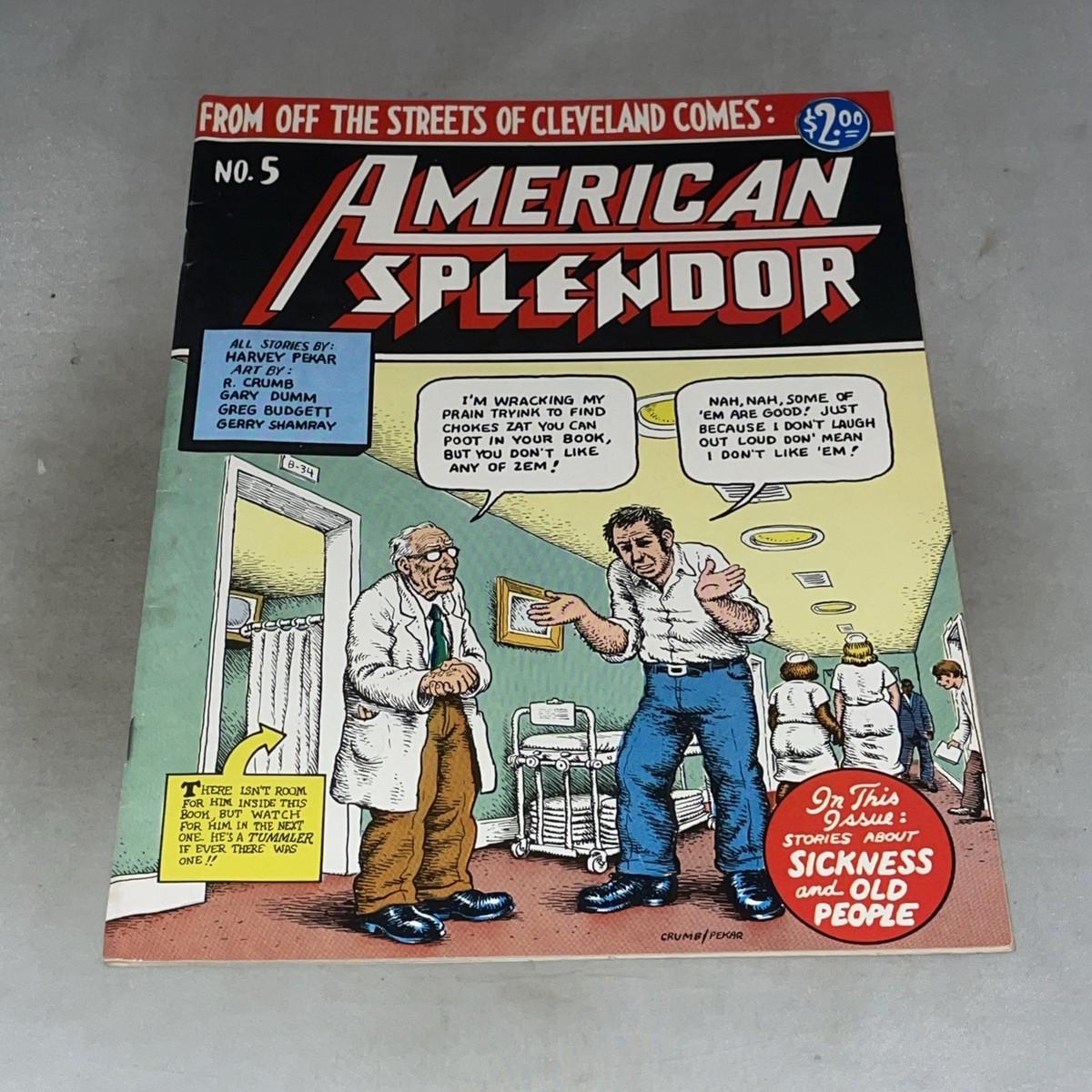 1980 AMERICAN SPLENDOR NO. 5 BY HARVEY PEKAR UNDERGROUND COMIC