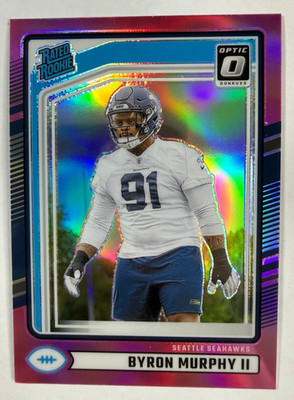 2024 Panini Donruss Bryon Murphy II #321 Pink Optic Prizm Rated Rookie (RC)