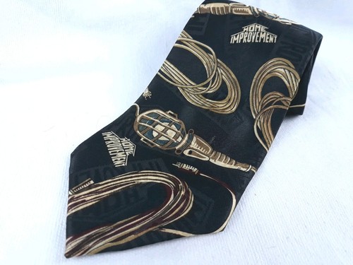 Tie Black Gold Home Improvement Tim Allen Tool Time TV Show Memorabilia TV Star