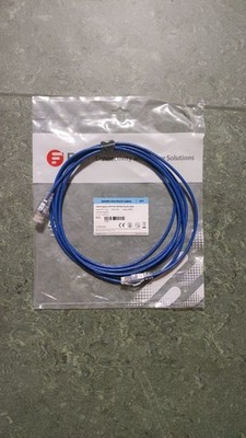 FS.com Cat6 Slim Patchkabel 3,4   28AWG U/UTP RJ45   blau  neu Muc