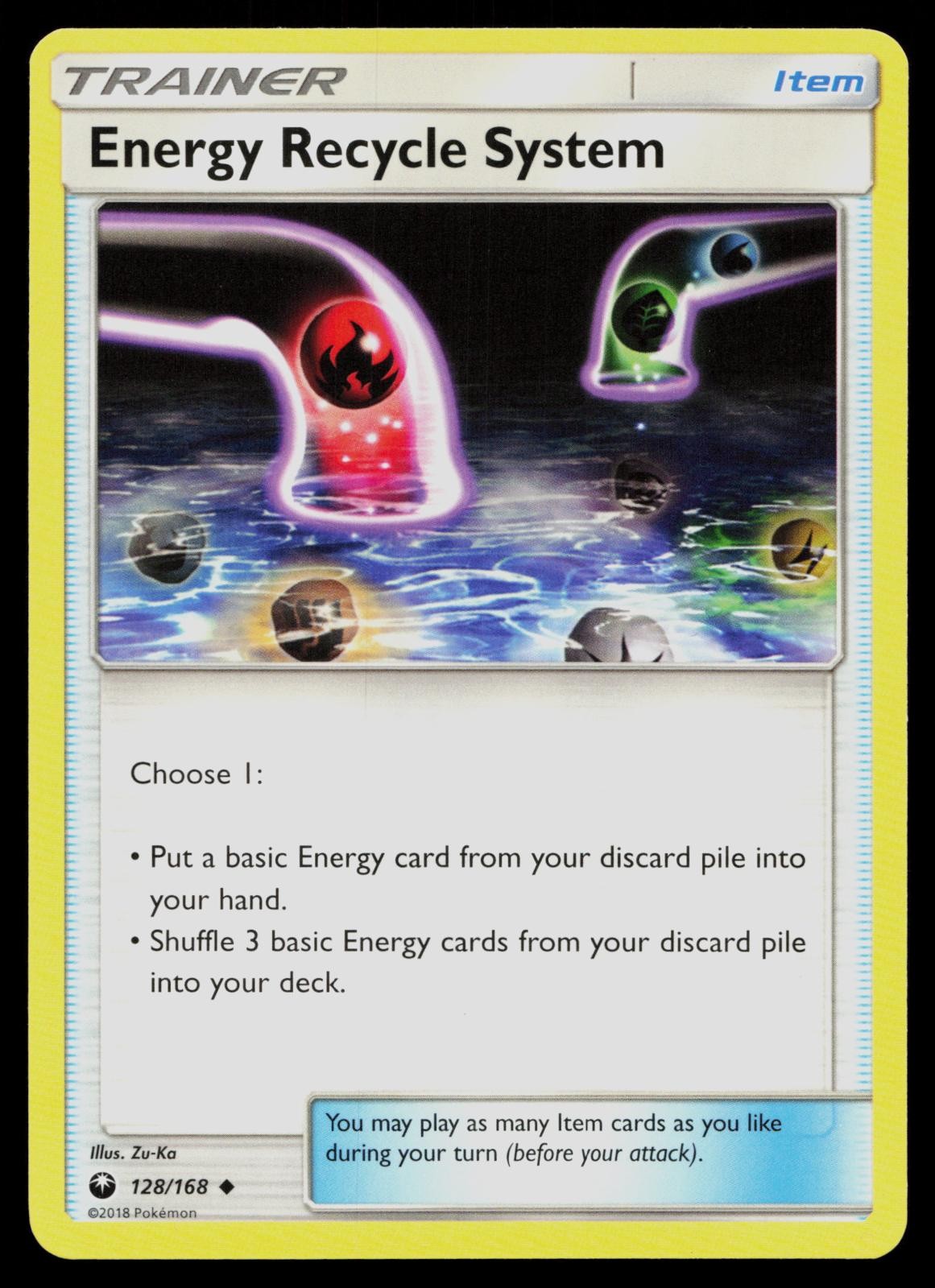ENERGY RECYCLE SYSTEM 128/168 UNCOMMON CELESTIAL STORM POKEMON NM