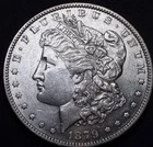 Uncirculated 1879 New Orleans mint Morgan silver dollar no reserve