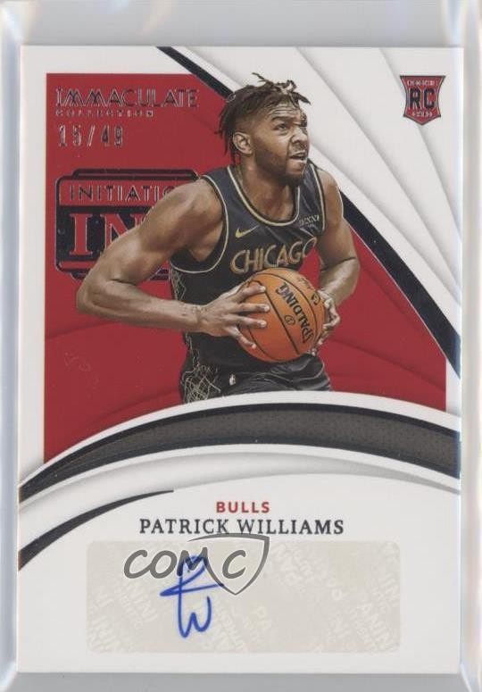 2020 Panini Immaculate Initiation Ink 15/49 Patrick Williams #INI-PWL Auto s3g