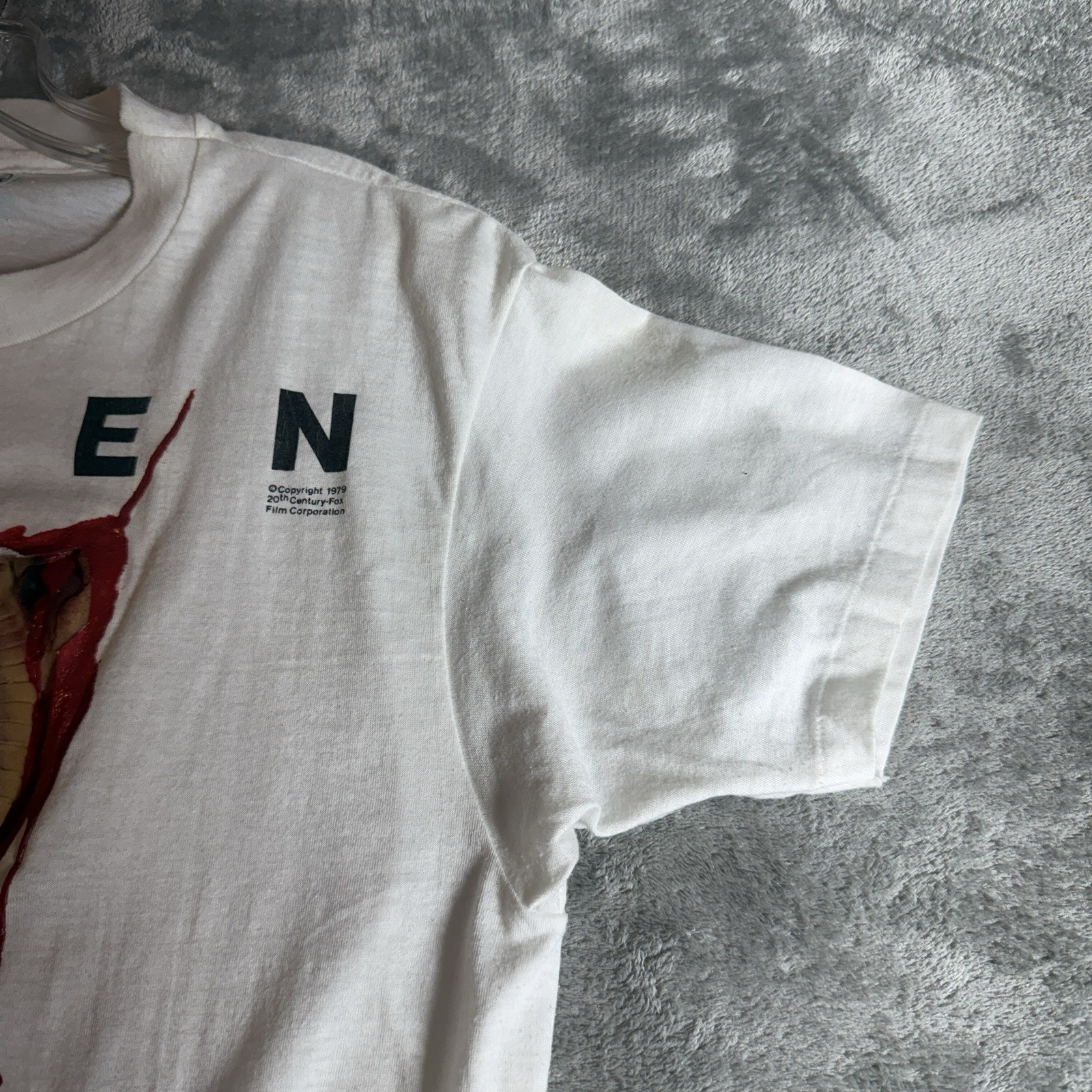 Vintage 1979 Alien Hanes 3DT Chest Burster T-Shirt Large 42-44 Rare Horror image 9