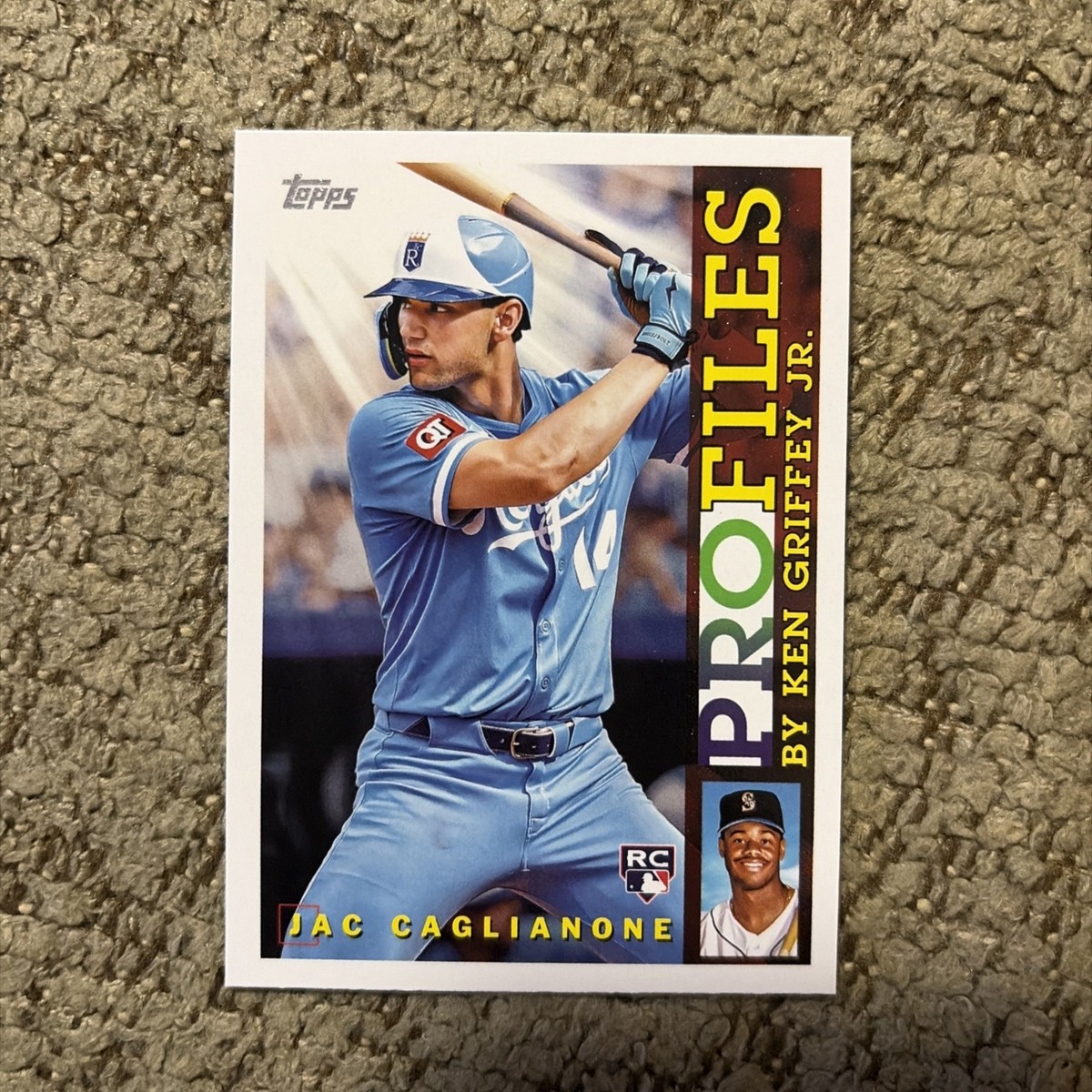 2026 Topps Series 1 Profiles Jac Caglianone #TP-22 Royals RC