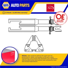 Brake Adjuster Kit fits PEUGEOT 206 1.9D 00 to 02 With ABS Apec Quality New