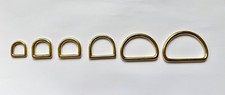 Solid Brass Cast D Ring 12mm 16mm 20mm 25mm  38mm 50mm