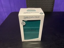 ULTIMATE GUARD TWIN FLIP n TRAY PETROL 160 XENOSKIN MONOCOLOR DECK CASE Card Box