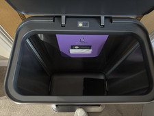 Image of simplehuman 55L Brushed Stainless Steel Rectangular Step Bin w/ Odorsorb Pod
