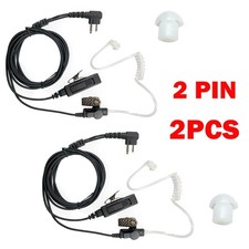 2X PTT Mic Earpiece For Motorola Radio Walkie Talkies CP200 CLS1110 CLS1410 NEW