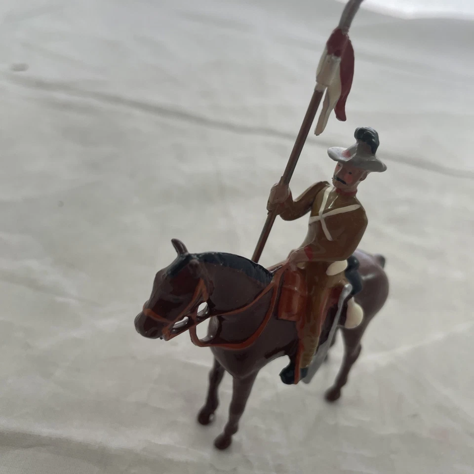 King & Country CB3 Lancer On Walking Horse Mounted Lead Soldier - Image 2 of 4