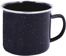 Milestone Camping Enamel Travel Mug/Ideal for Camping, Hiking, Fishing, Travels