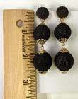 QVC The Shailene - Graduated Sphere Drop Earrings Black — photo 3