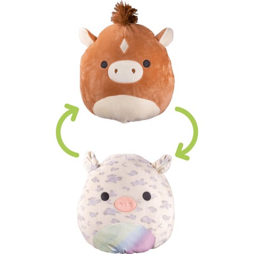 Look Squishmallows Flip A Mallows Philip Pferd & Nia Schwein 12 Zoll Plüsch Neu mit Etikett Claire's - Bild 1 von 20