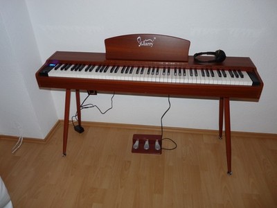 LEADZM 88-Tasten Digitalpiano Voll gewichtete Tastatur | Bluetooth | Komplettset
