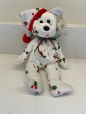 Ty Beanie Baby - 1998 Holiday Bear - Very Good