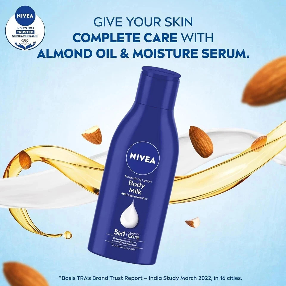 NIVEA Nourishing Body Milk 120ml with Free Worldwide Shipping