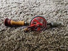 VINTAGE DUNLAP EGG BEATER HAND DRILL, WORKS!