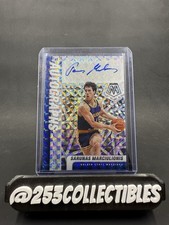 2020-21 Mosaic Sarunas Marciulionis SP Silver Prizm Auto Autograph - Warriors