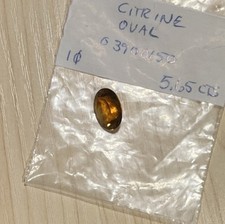 5.65 cts Beautiful Citrine Gemstone Oval Shape Cut Real