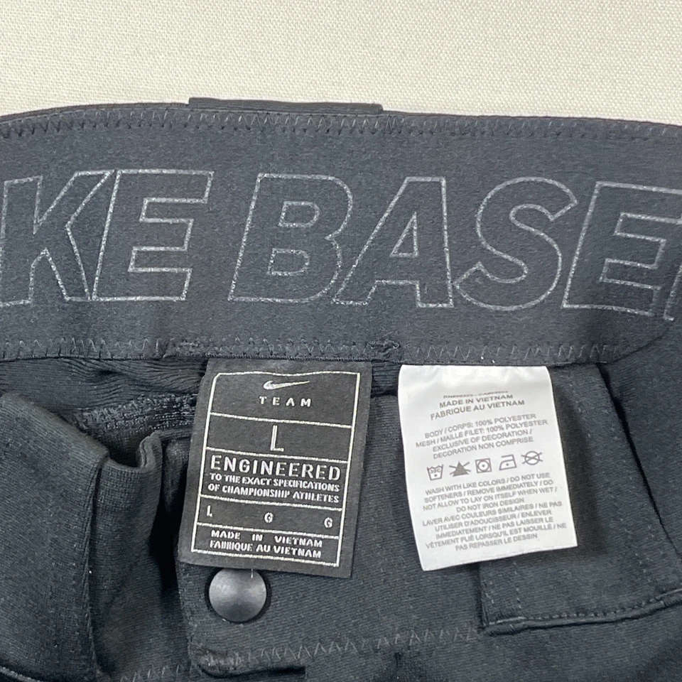Nike Black Engineered Championship Athletics Baseball Pants Youth - Size L - Image 4 of 4