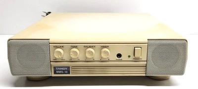 Tandy MMS-10 Vintage Computer Stereo Amplifier Speaker System Radio Shack