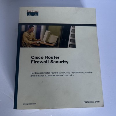 Cisco Router Firewall Security Richard Deal Used Good
