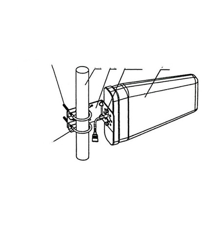 800~2500MHz Outdoor Directional LPDA SMA Antenna for Signal Booster Repeater - Photo 7 sur 7