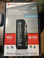 Used Motorola SBG6580 SURFboard Wireless Cable Modem SBG 6580