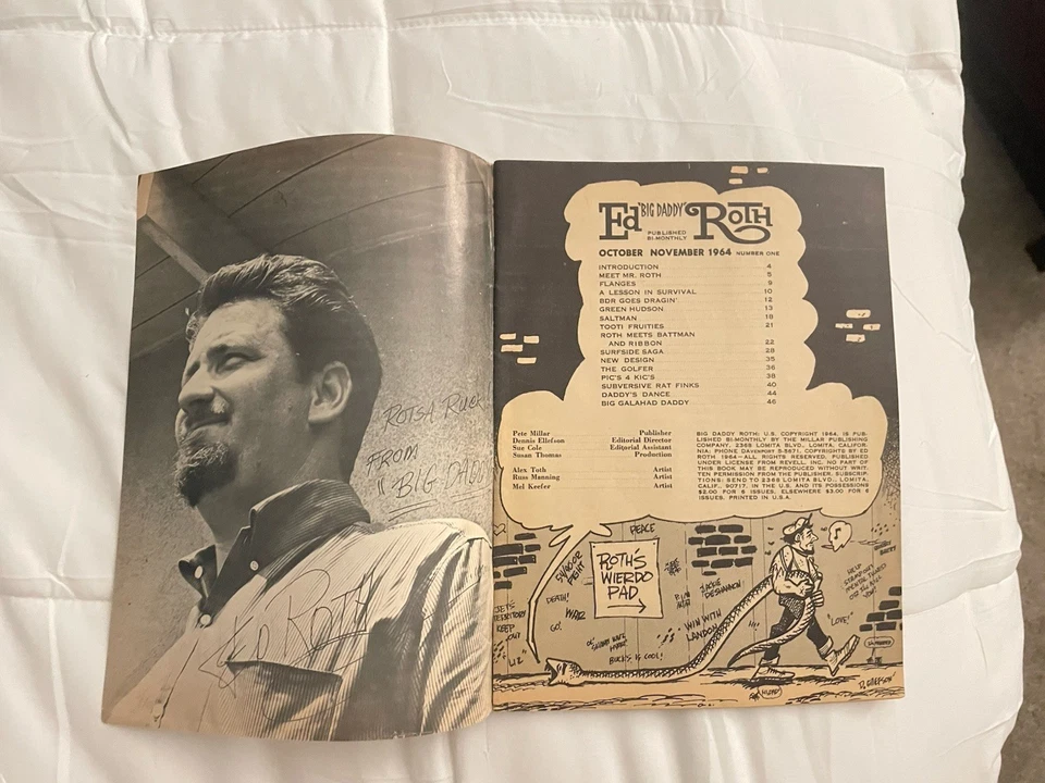 1964 Big Daddy Roth Magazine. Full Set #1-4 FN+/VF- (7.0). Alex Toth. Rat Fink. - Image 3 of 4