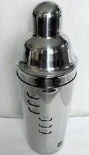 Cocktail Shaker 18/8 Stainless Steel Drink Mixer 15 Dial-a-Drink Recipes
