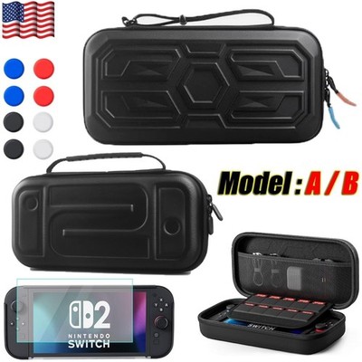 Nintendo Switch 2 Carry Case Screen Protector Travel Case Hard EVA Shell