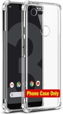 Clear Soft TPU Shock Absorption Case for Google Pixel 3 XL - Slim, Crystal Clear