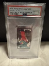 2016 POKEMON HANAFUDA MARIO PIKACHU NOVEMBER FERALIGATR PSA 10 Impergator 