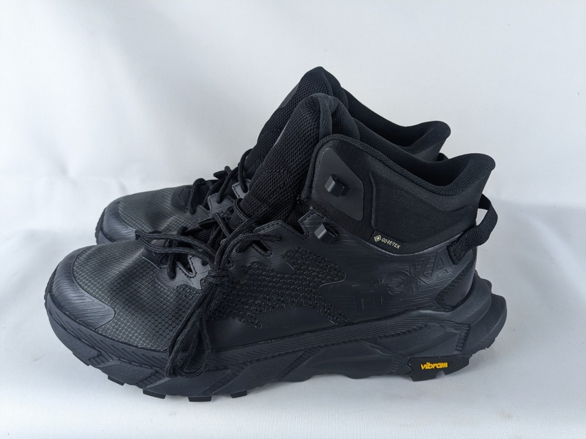 Hoka Trail Code GTX Mens Hiking Boots Waterproof Blk Men display picture 1