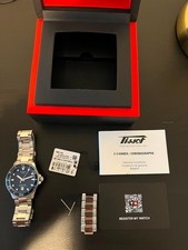 Tissot Seastar 1000, blue dial, 40mm quartz. Ref T120.410.11.041.00.
