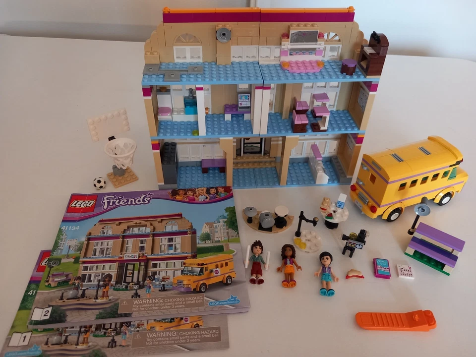 LEGO FRIENDS 41134 ECOLE HEARTLAKE SCHOOL BUS PERFORMANCE MINIFIG MAISON DANCE - Photo 2/3