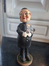Trés Ancienne Marionette Mobile Humouristique Prêtre 23 Cm Nancy
