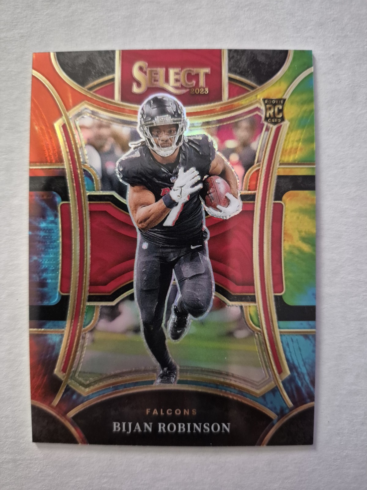Bijan Robinson Rookie Select Suite Level Tie-Dye Prizm /25
