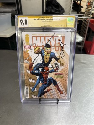 Marvel Team up 14 Invincible Signed By Ottley CGC 9.8 Bagley sig color may vary