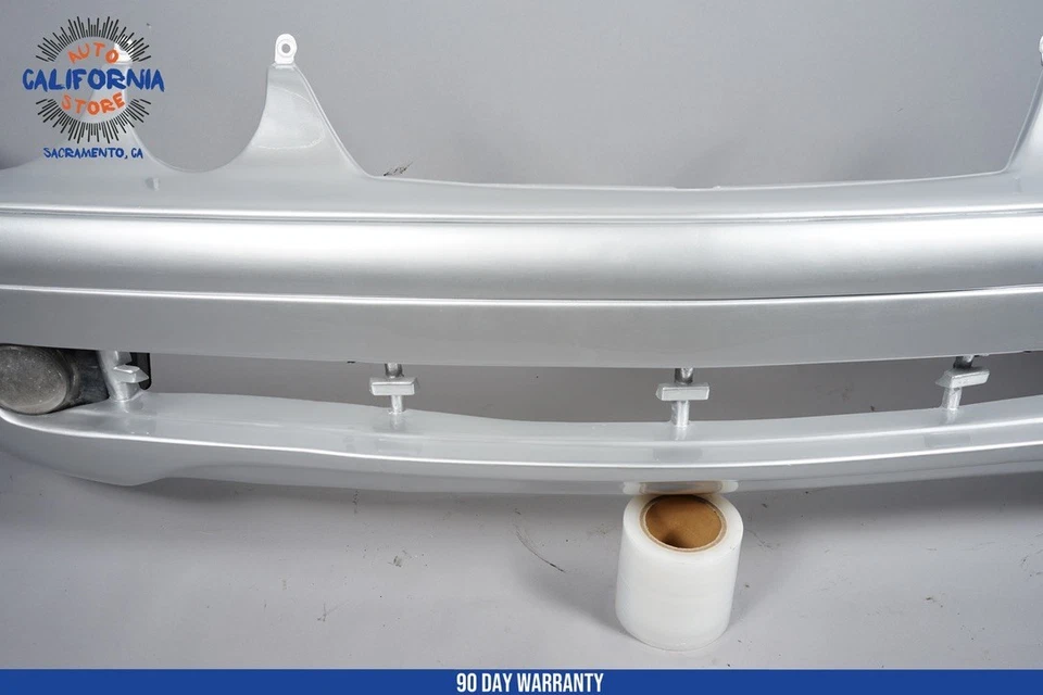 Conjunto de cubierta de parachoques delantero deportivo plateado OEM Mercedes W208 CLK55 AMG CLK430 Foto 4 de 4