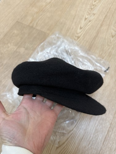 & Other Stories Women's Wool Newsboy Beret Cap Hat Black large  NWT