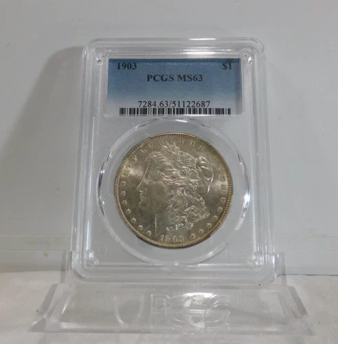 PCGS PRICE GUIDE - $175!  1903-P  MORGAN Silver Dollar, PCGS MS-63!