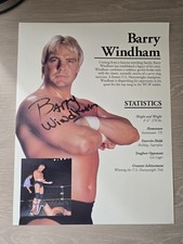 Signed Barry Windham WCW Bruise Cruise 8x10